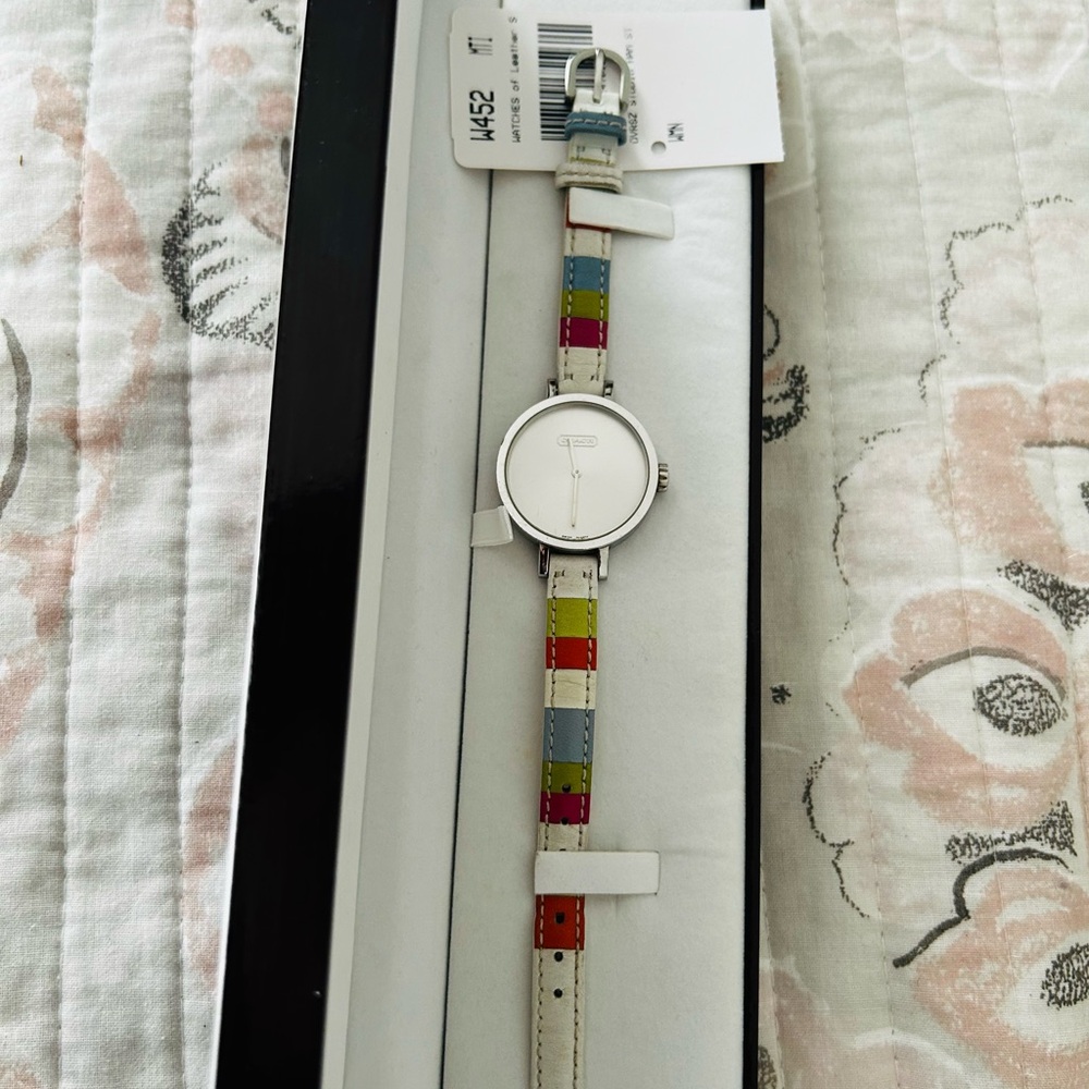 Coach Women's Watch with Multicolor Strap - Picture 2 of 6